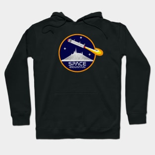 Space Mountain Launch (distressed) Hoodie